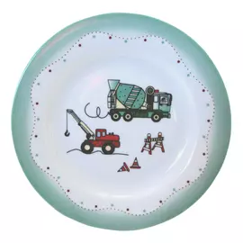 тарелка CMIELOW Calineczka Машинки 20,5см глубокая фарфор