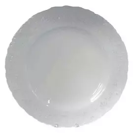 тарелка десертная Рококо Платина, 19см, фарфор