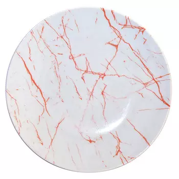 тарелка ДОБРУШ Мрамор 20см десертная фарфор
