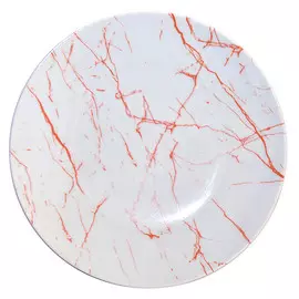 тарелка ДОБРУШ Мрамор 24см обеденная фарфор