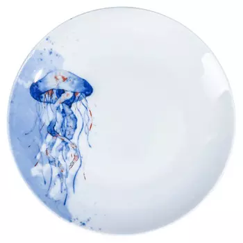 тарелка ДОБРУШ Океан 17,5см десертная фафрор