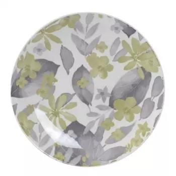 тарелка DOMENIK Blooming 19см десертная фарфор зеленый