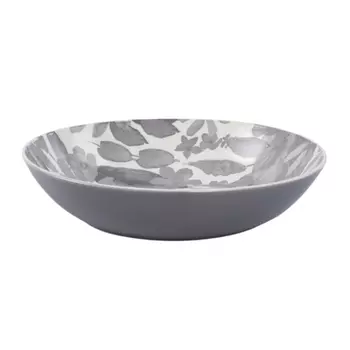 тарелка DOMENIK Blooming 20см глубокая фарфор серый