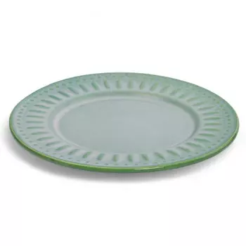 тарелка DOMENIK Madeira 20.5см десертная фарфор зеленый