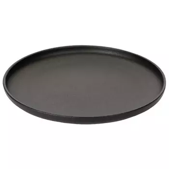 тарелка DOMENIK Rock Black 26см обеденная фарфор