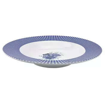 тарелка ESPRADO Flor 21,6см глубокая костяной фарфор