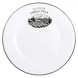 тарелка Family villa 18см десертная керамика