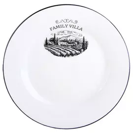 тарелка Family villa 20см десертная керамика