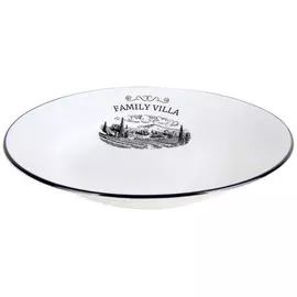 тарелка Family villa 20см глубокая керамика