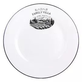 тарелка Family villa 23см обеденная керамика