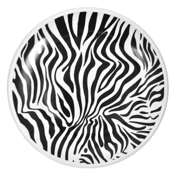 тарелка ФЕДЕРАЦИЯ Зебра 26,5см обеденная фарфор