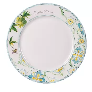 тарелка FIORETTA La Belle vie 27см обеденная фарфор
