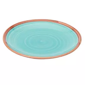 тарелка FIORETTA Wood Blue 19см десертная керамика