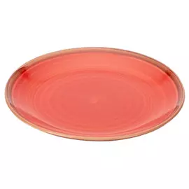 тарелка FIORETTA Wood Red 19см десертная керамика