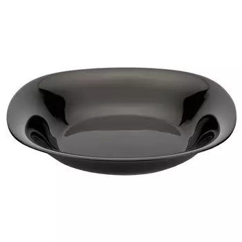 тарелка LUMINARC Карин Нуар 21см глубокая стекло