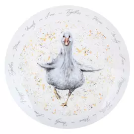 тарелка QUINSBERRY Goose 20см десертная фарфор