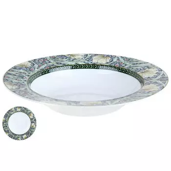 тарелка HOME COLLECTION Primrose 21,5см глубокая фарфор