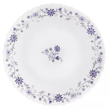 тарелка HOME COLLECTION Viola 19см десертная стеклокерамика