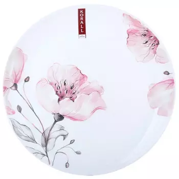 тарелка КОРАЛЛ Amore 24см обеденная стеклокерамика