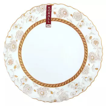 тарелка Корица 19см десертная стеклокерамика