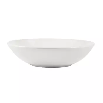 тарелка КРИСТАЛЕКС РУС Премиум Белый глянец 20см глубокая фарфор