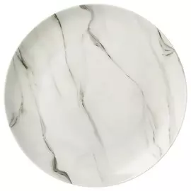 тарелка LEFARD Bianco marble 27см обеденная фарфор