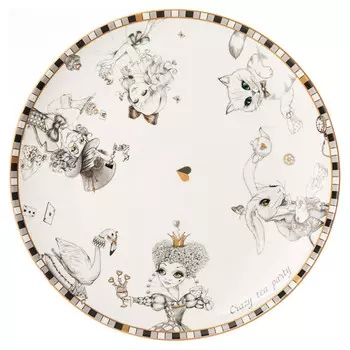 тарелка LEFARD Wonderland 25,5см обеденная фарфор
