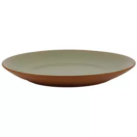 тарелка ЛОМОНОСОВСКАЯ КЕРАМИКА ColorLife 21см десертная керамика зеленая