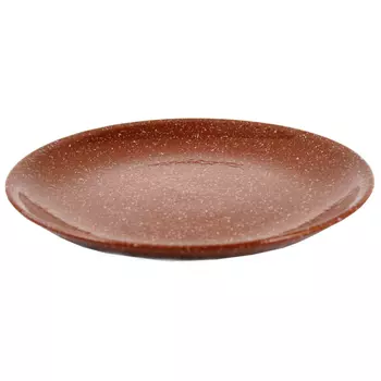 тарелка ЛОМОНОСОВСКАЯ КЕРАМИКА Мрамор коричневый 21см десертная керамика