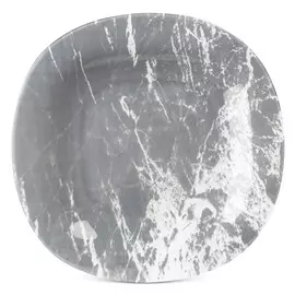 тарелка LUMINARC Марбл Грей 27см обеденная стекло