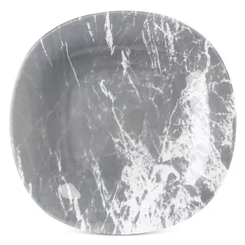 тарелка LUMINARC Марбл Грей 27см обеденная стекло