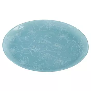 тарелка LUMINARC Melitina 25см обеденная стекло голубой