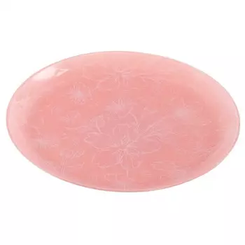 тарелка LUMINARC Melitina 25см обеденная стекло розовый