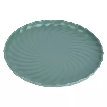 тарелка NOUVELLE HOME Fresh Taste Dark green 21см обеденная фарфор