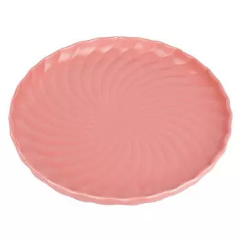 тарелка NOUVELLE HOME Fresh Taste Dark pink 21см обеденная фарфор
