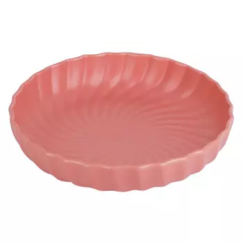 тарелка NOUVELLE HOME Fresh Taste Dark pink 21см глубокая фарфор