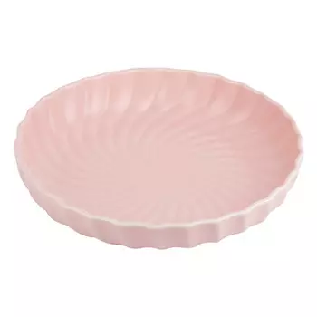 тарелка NOUVELLE HOME Fresh Taste Light pink 21см глубокая фарфор