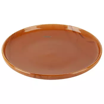 тарелка NOUVELLE HOME Wooden Grain 25,5см обеденная фарфор