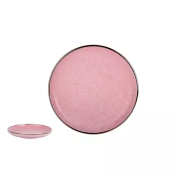 тарелка NUOVA CASA Elite pink 18см десертная фарфор
