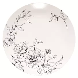 тарелка обеденная DOMENIK Peonia, 24см, фарфор