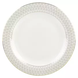 тарелка обеденная FIORETTA Golden Queen, 27см, фарфор