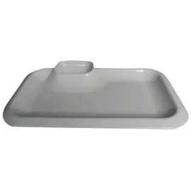 тарелка обеденная TUDOR ENGLAND Royal white, 36х36см, фарфор