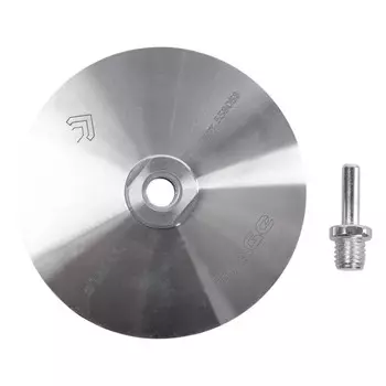 тарелка опорная алюминиевая для УШМ и дрели RAGE by VIRA 125мм с липучкой