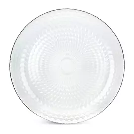 тарелка OSZ Идиллия 25см обеденная стекло