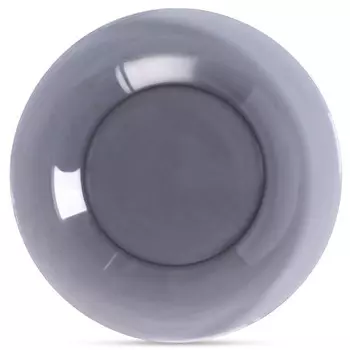 тарелка OSZ Симпатия 19,6см десертная стекло графит