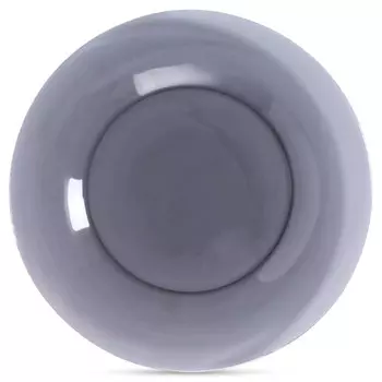 тарелка OSZ Симпатия 25см обеденная стекло графит