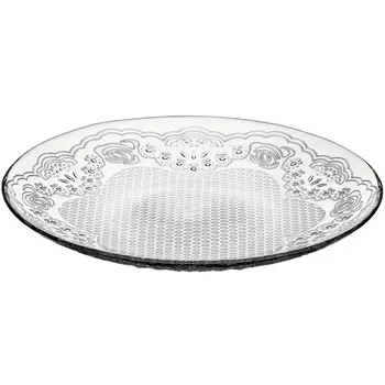 тарелка PASABAHCE Lacy 25см обеденная стекло