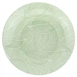 тарелка PASABAHCE Leaves 26см обеденная стекло
