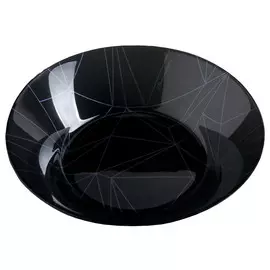 тарелка PASABAHCE Linea Black 22см глубокая стекло
