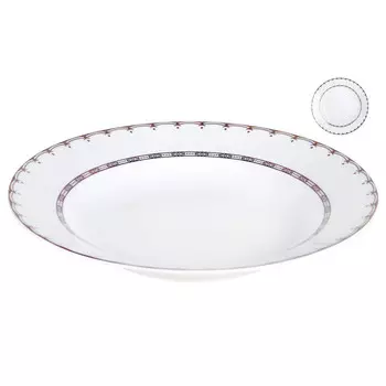 тарелка QUINSBERRY Chelsea 19см глубокая костяной фарфор